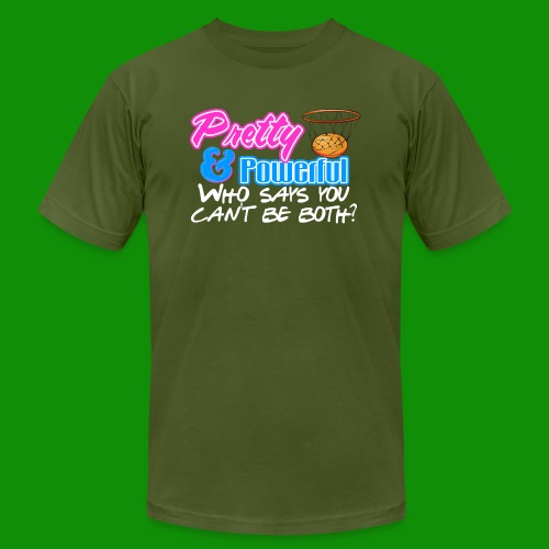 Pretty & Powerful Basketball - Unisex Jersey T-Shirt by Bella + Canvas