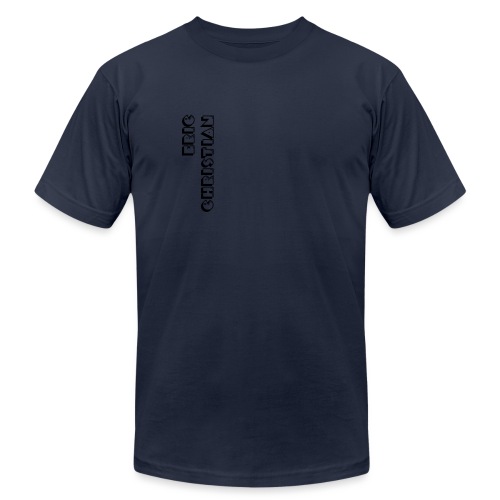 Eric Christian Side Logo Black - Unisex Jersey T-Shirt by Bella + Canvas