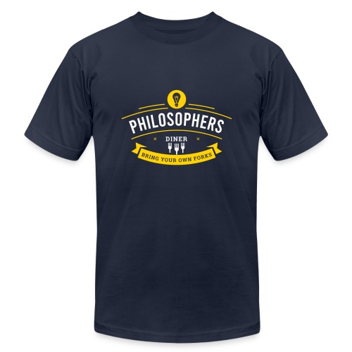 Philosophers Diner - Unisex Jersey T-Shirt by Bella + Canvas