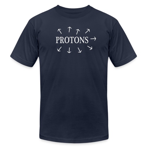 protons - Unisex Jersey T-Shirt by Bella + Canvas