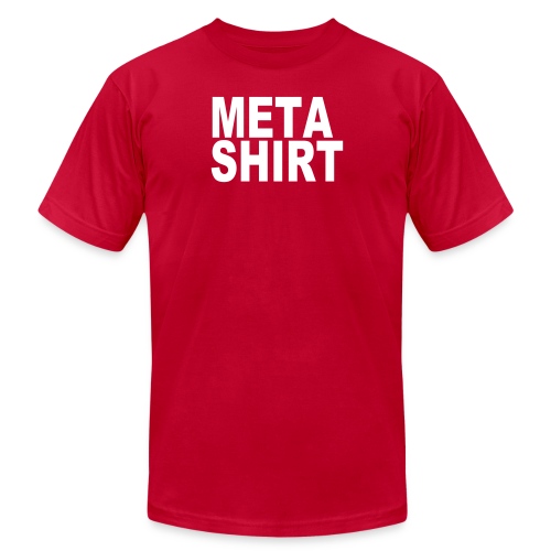 metashirt - Unisex Jersey T-Shirt by Bella + Canvas
