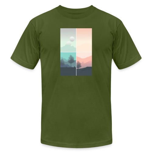 Travelling through the ages - Unisex Jersey T-Shirt by Bella + Canvas