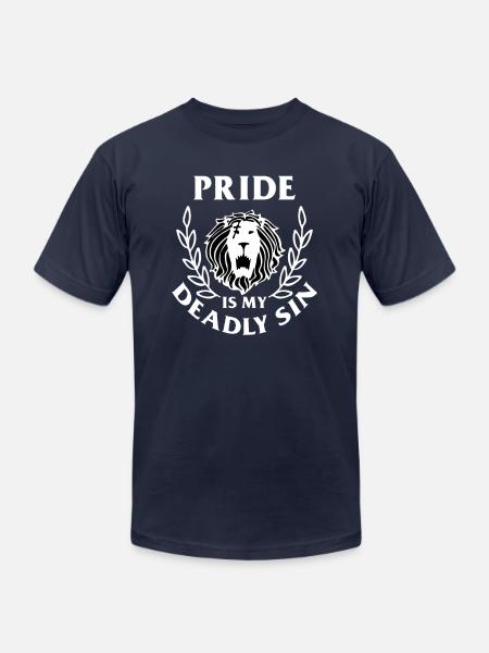 Escanor Pride Is My Deadly Sin - Unisex Jersey T-Shirt by Bella + Canvas - navy