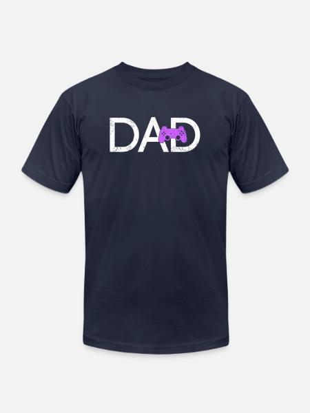 Gaming Papa - Unisex Jersey T-Shirt by Bella + Canvas - navy