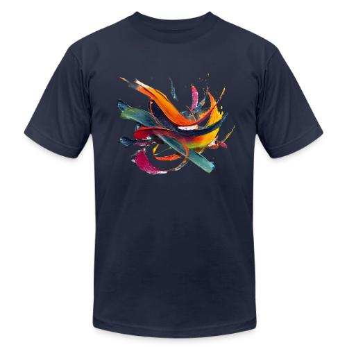 Colorful Waves - Unisex Jersey T-Shirt by Bella + Canvas