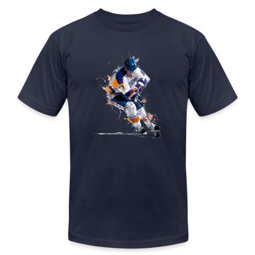 Hockey: Icy Streaks - Unisex Jersey T-Shirt by Bella + Canvas