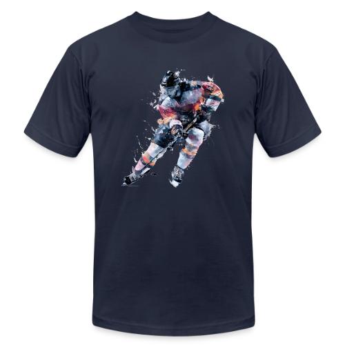 Hockey: Frozen Motion - Unisex Jersey T-Shirt by Bella + Canvas