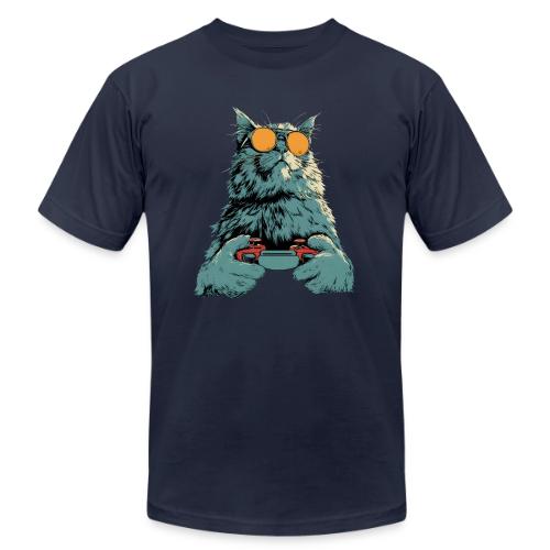 Cat: Fluff Mode On - Unisex Jersey T-Shirt by Bella + Canvas