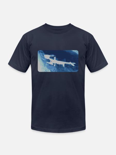 USAF F-4 Phantom - Unisex Jersey T-Shirt by Bella + Canvas - navy