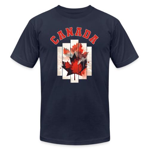 Heart of Canada Art - Unisex Jersey T-Shirt by Bella + Canvas