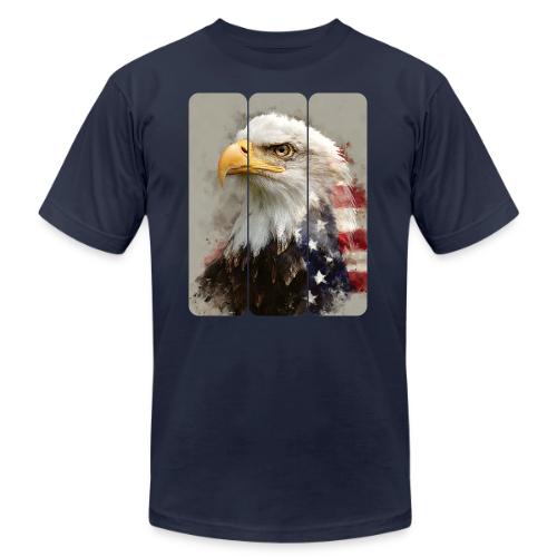 USA: Eagle of the Free - Unisex Jersey T-Shirt by Bella + Canvas