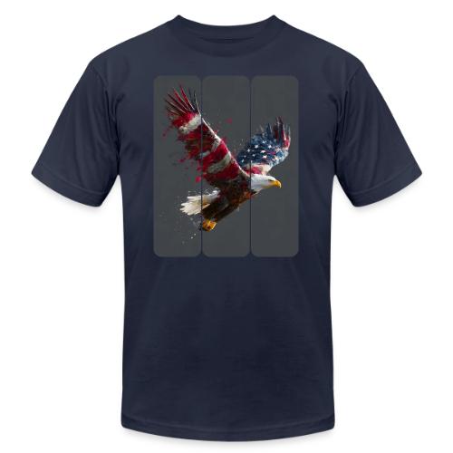 USA: Freedom in Flight - Unisex Jersey T-Shirt by Bella + Canvas