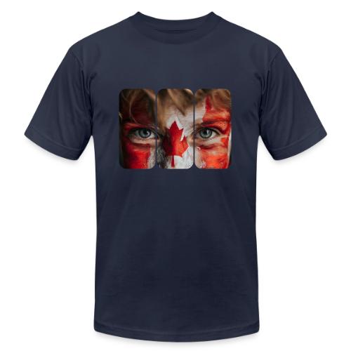 Canada: Maple Leaf Gaze - Unisex Jersey T-Shirt by Bella + Canvas