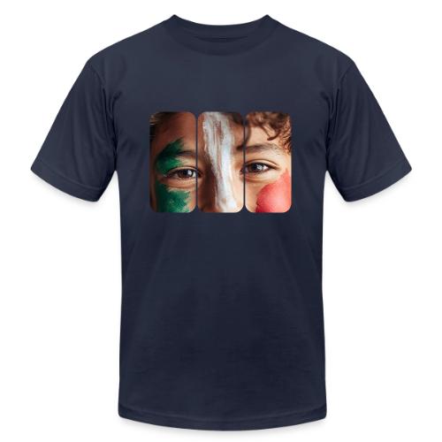 Mexico: Three Stripes of Pride - Unisex Jersey T-Shirt by Bella + Canvas
