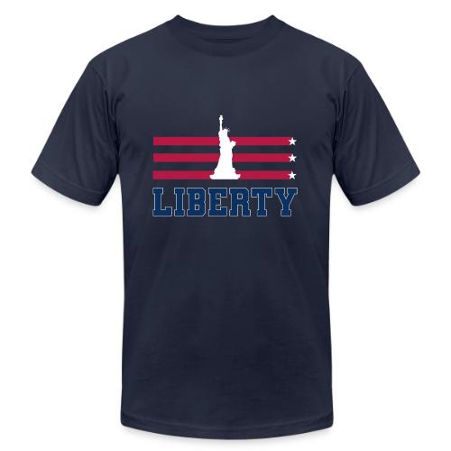 USA: Stars of Liberty - Unisex Jersey T-Shirt by Bella + Canvas