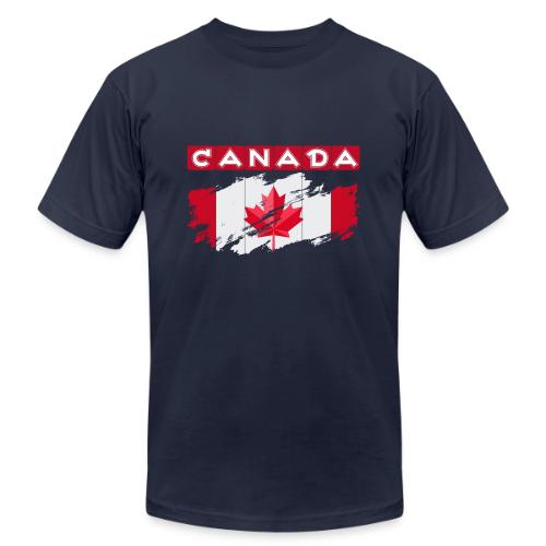 Canada, Inspired by the Canadian flag - Unisex Jersey T-Shirt by Bella + Canvas