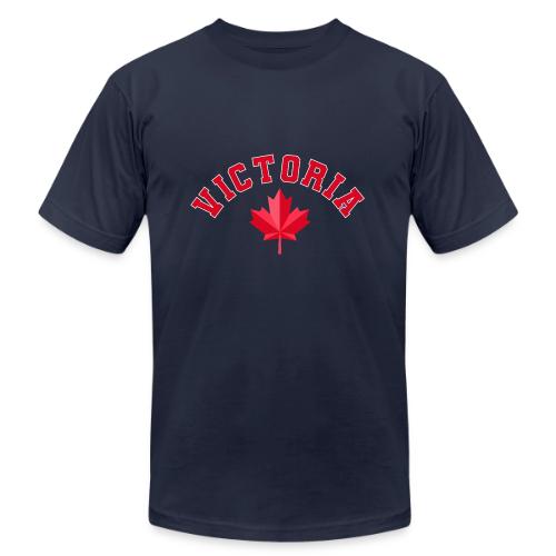 Victoria with maple leaf - Unisex Jersey T-Shirt by Bella + Canvas