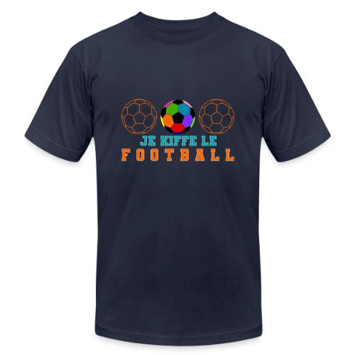 I love football - Unisex Jersey T-Shirt by Bella + Canvas