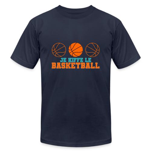 I love basketball - Unisex Jersey T-Shirt by Bella + Canvas