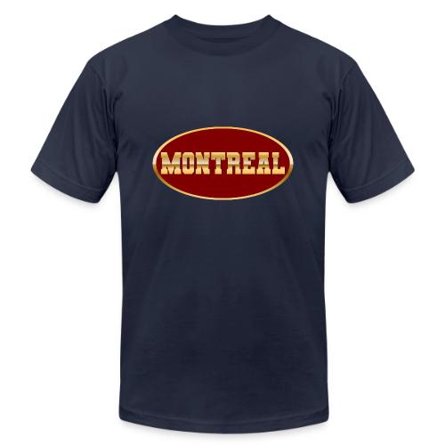 Montreal in Gold - Unisex Jersey T-Shirt by Bella + Canvas