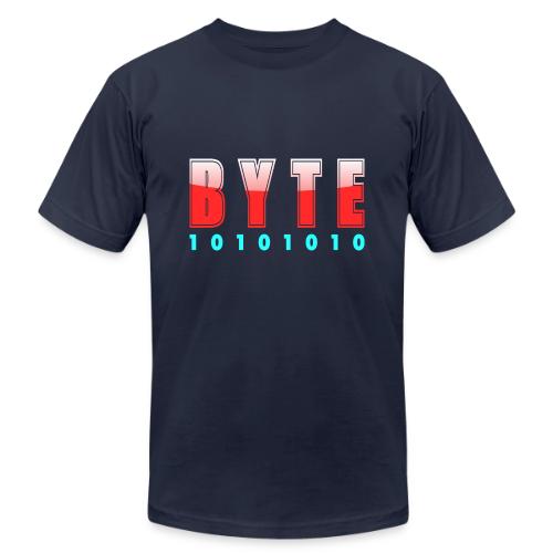 BYTE Binary Code Design - Unisex Jersey T-Shirt by Bella + Canvas