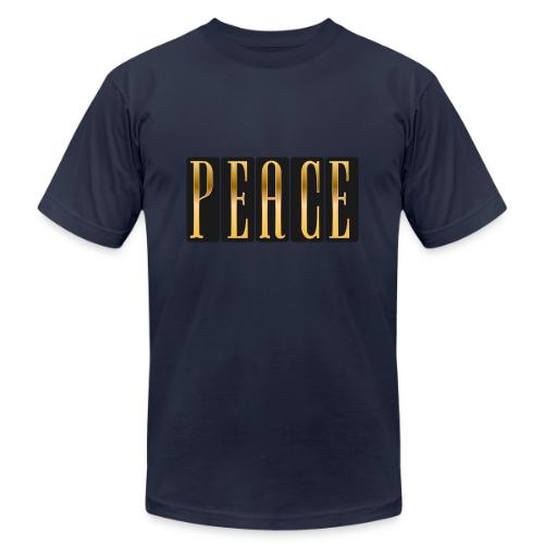Peace in Gold - Unisex Jersey T-Shirt by Bella + Canvas