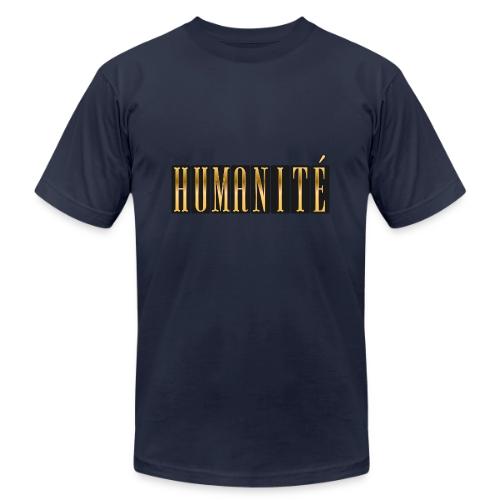 Humanity in Golden Letters - Unisex Jersey T-Shirt by Bella + Canvas