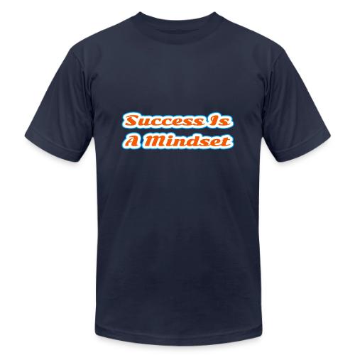 Success Is a Mindset — Motivational Glow Script - Unisex Jersey T-Shirt by Bella + Canvas
