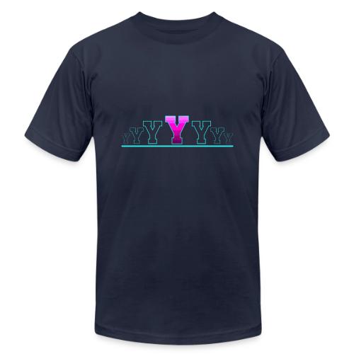 Letter Y – Capital Varsity Alphabet Monogram - Unisex Jersey T-Shirt by Bella + Canvas