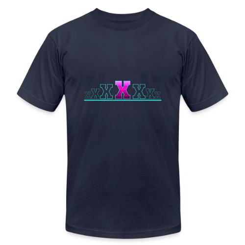 Letter X – Capital Varsity Alphabet Monogram - Unisex Jersey T-Shirt by Bella + Canvas