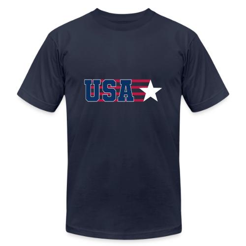 Star Stripe USA - Unisex Jersey T-Shirt by Bella + Canvas