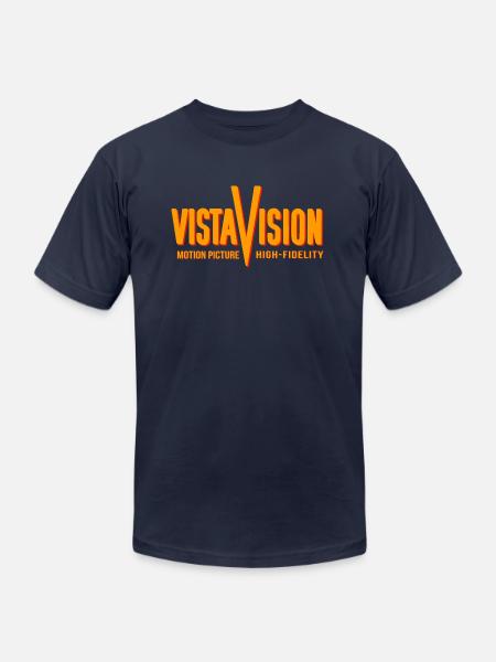 VistaVision Motion Picture High-Fidelity - Unisex Jersey T-Shirt by Bella + Canvas - navy