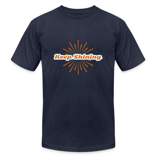 Keep Shining: Radiant Energy Design - Unisex Jersey T-Shirt by Bella + Canvas