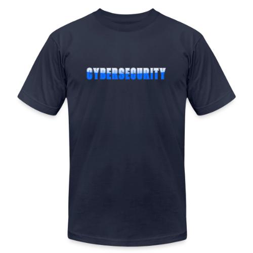 Cybersecurity Word Art Design - Unisex Jersey T-Shirt by Bella + Canvas