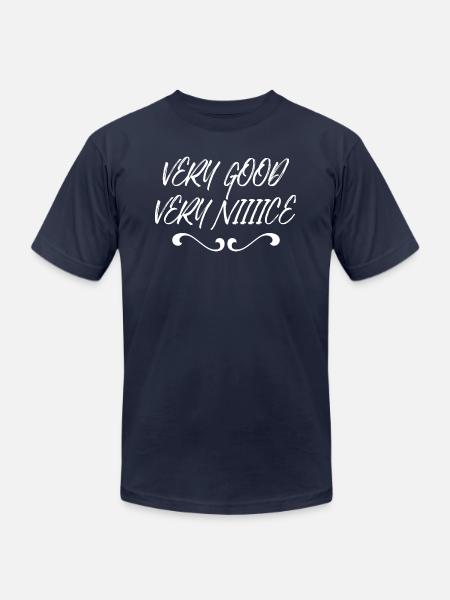 Very good very nice - Unisex Jersey T-Shirt by Bella + Canvas - navy