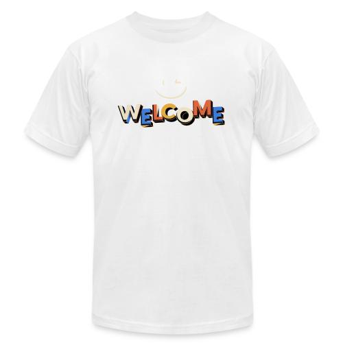 Smile and welcome design - Unisex Jersey T-Shirt by Bella + Canvas