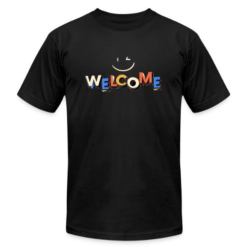 Smile and welcome design - Unisex Jersey T-Shirt by Bella + Canvas