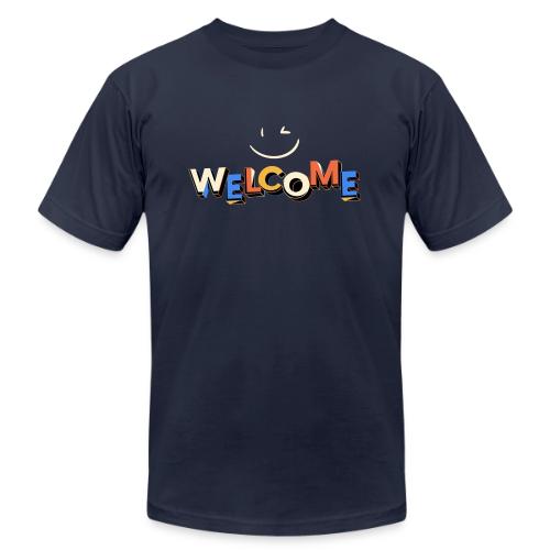 Smile and welcome design - Unisex Jersey T-Shirt by Bella + Canvas