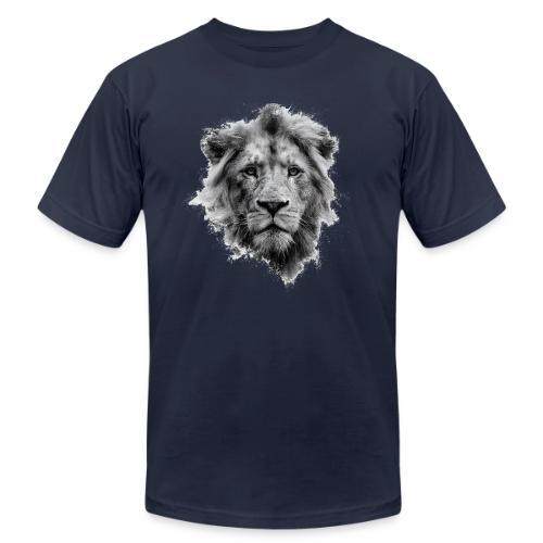 Lion: Monochrome King - Unisex Jersey T-Shirt by Bella + Canvas
