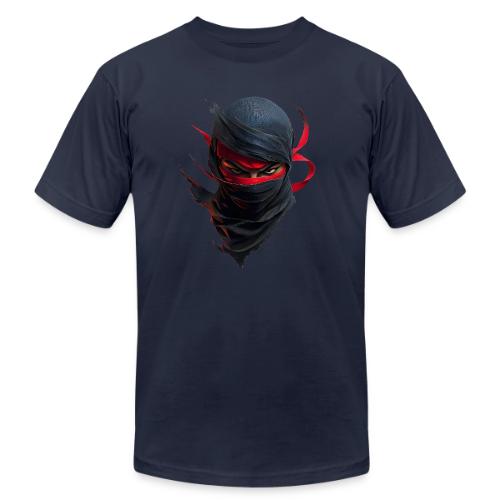 Crimson Stare Ninja - Unisex Jersey T-Shirt by Bella + Canvas
