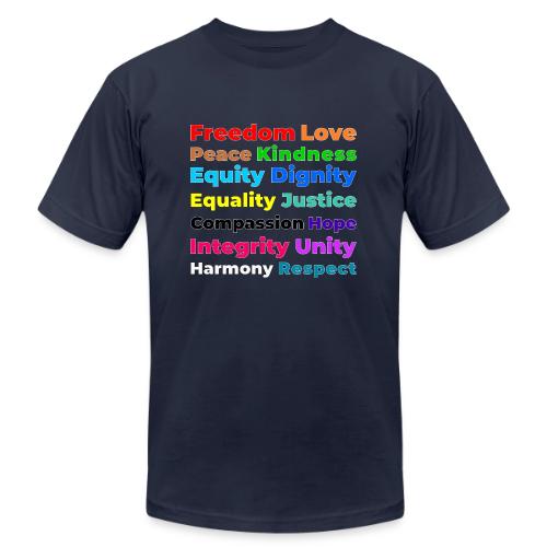 Words of Light - Unisex Jersey T-Shirt by Bella + Canvas