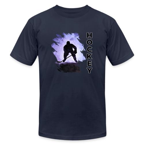 Hockey Charge - Unisex Jersey T-Shirt by Bella + Canvas