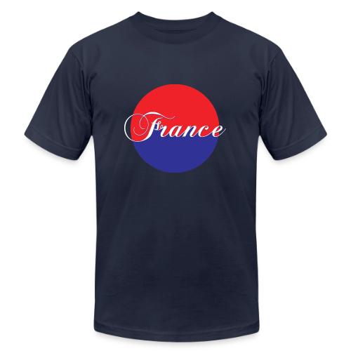 France Tricolore Circle - Unisex Jersey T-Shirt by Bella + Canvas