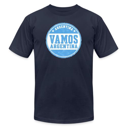 Argentina Soccer Watch Party Shirt — Vamos - Unisex Jersey T-Shirt by Bella + Canvas