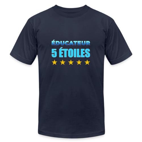 Éducateur 5 Étoiles - Unisex Jersey T-Shirt by Bella + Canvas