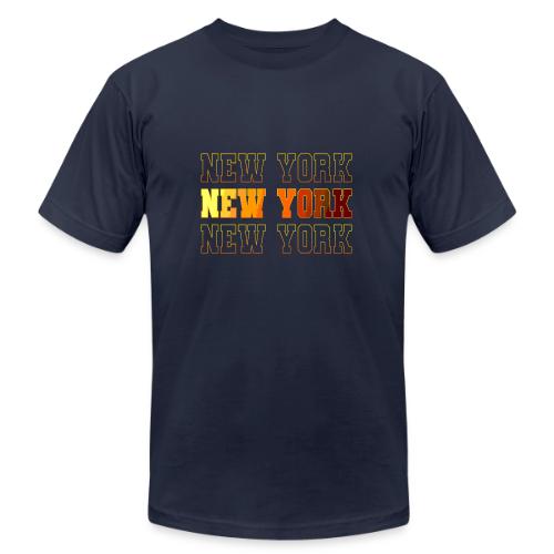 New York Varsity Echo - Unisex Jersey T-Shirt by Bella + Canvas