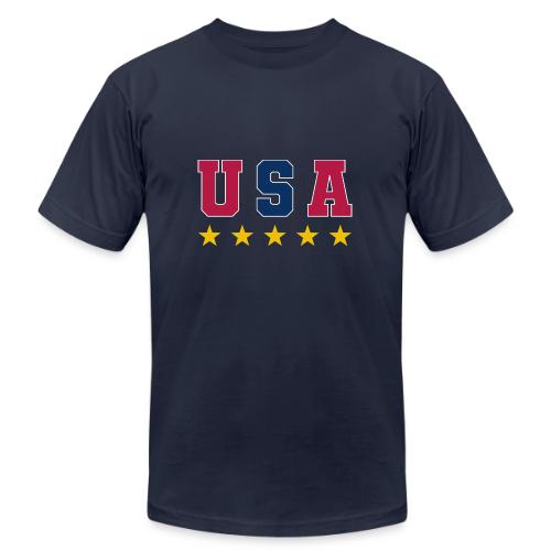 USA Varsity Stars - Unisex Jersey T-Shirt by Bella + Canvas