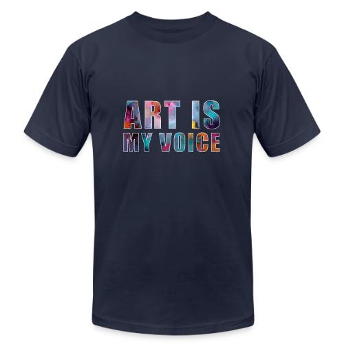 Art Is My Voice - Unisex Jersey T-Shirt by Bella + Canvas