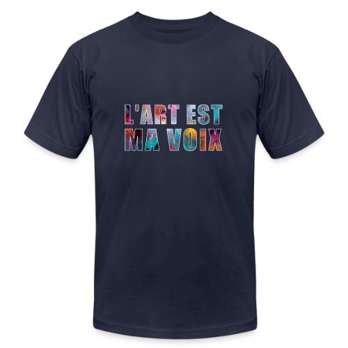Art is my voice - Unisex Jersey T-Shirt by Bella + Canvas