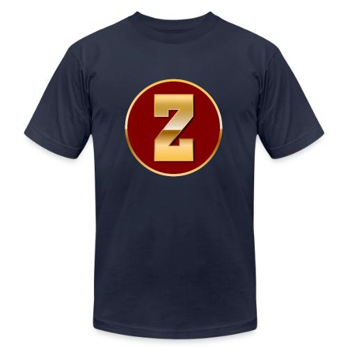 Letter Z – Capital Varsity Alphabet Monogram - Unisex Jersey T-Shirt by Bella + Canvas